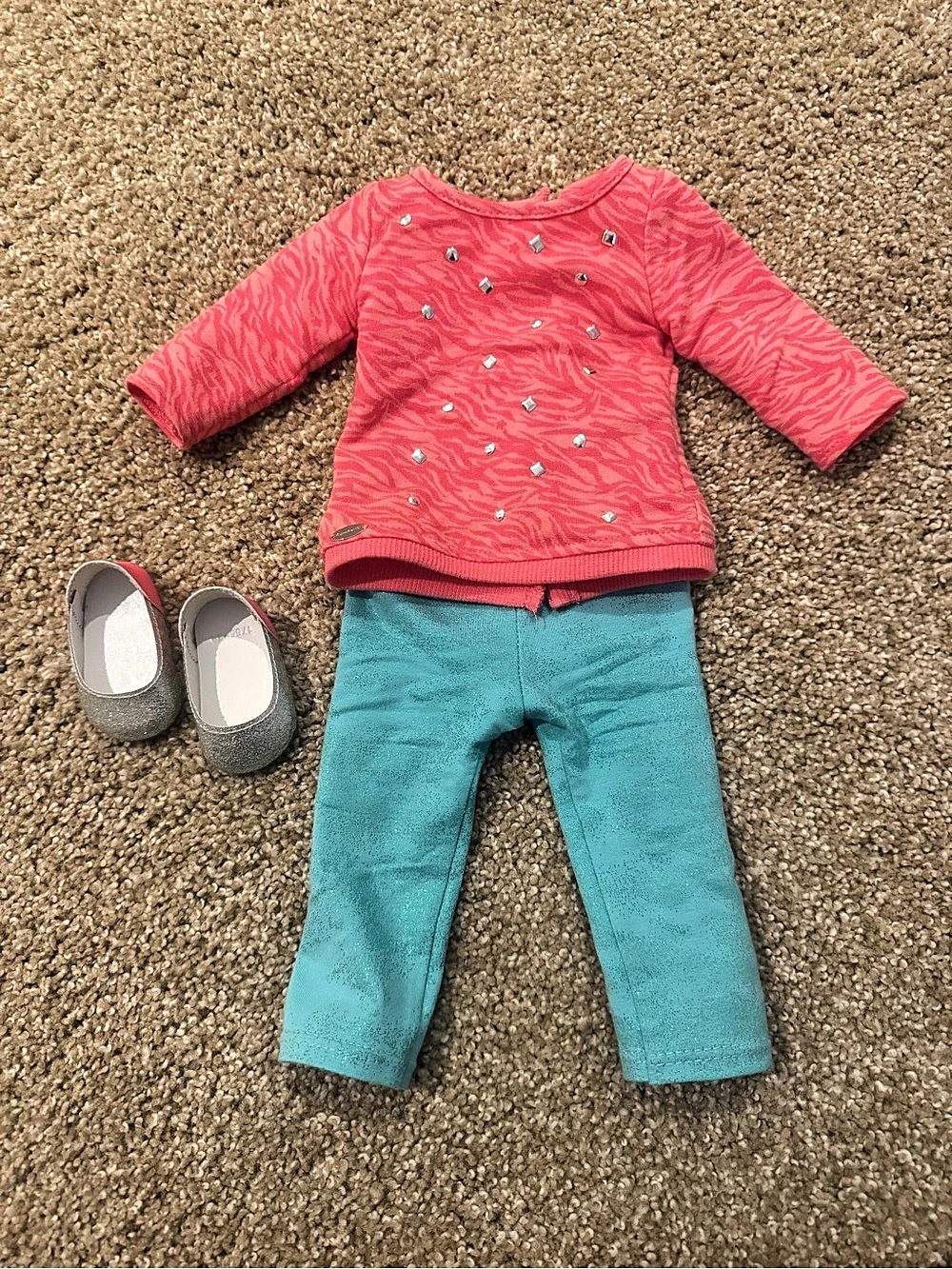 American Girl Retired Cool Coral Outfit